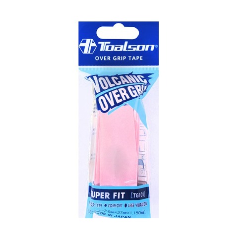 토알슨 테니스 볼케이닉 그립 (핑크) 0.5mm